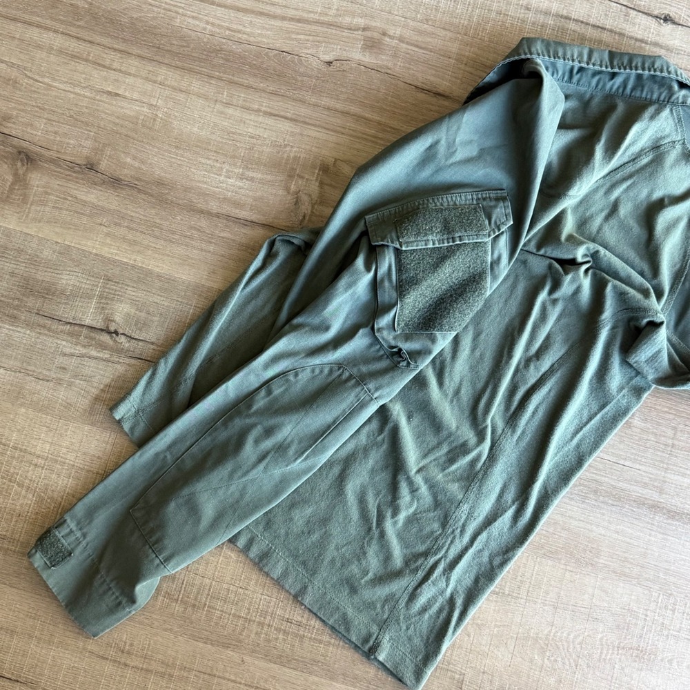 5.11 Tactical Series Rapid Assault Shirt Mens Medium Tundra Green Quarter Zip - Picture 8 of 8